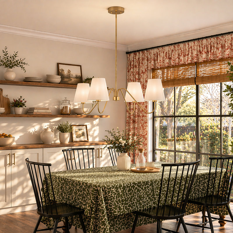 Birch Lane™ Selda 4-Light Chandelier & Reviews | Birch Lane